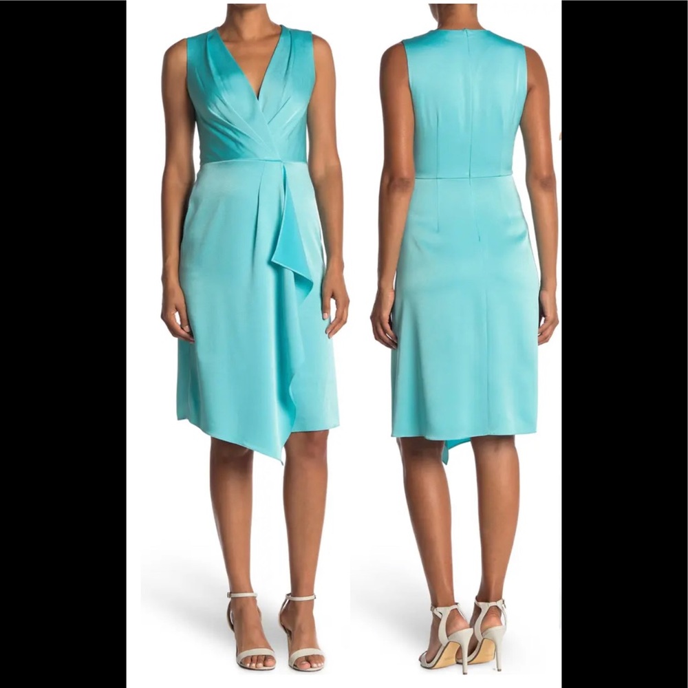 Gorgeous satin ruffle dress